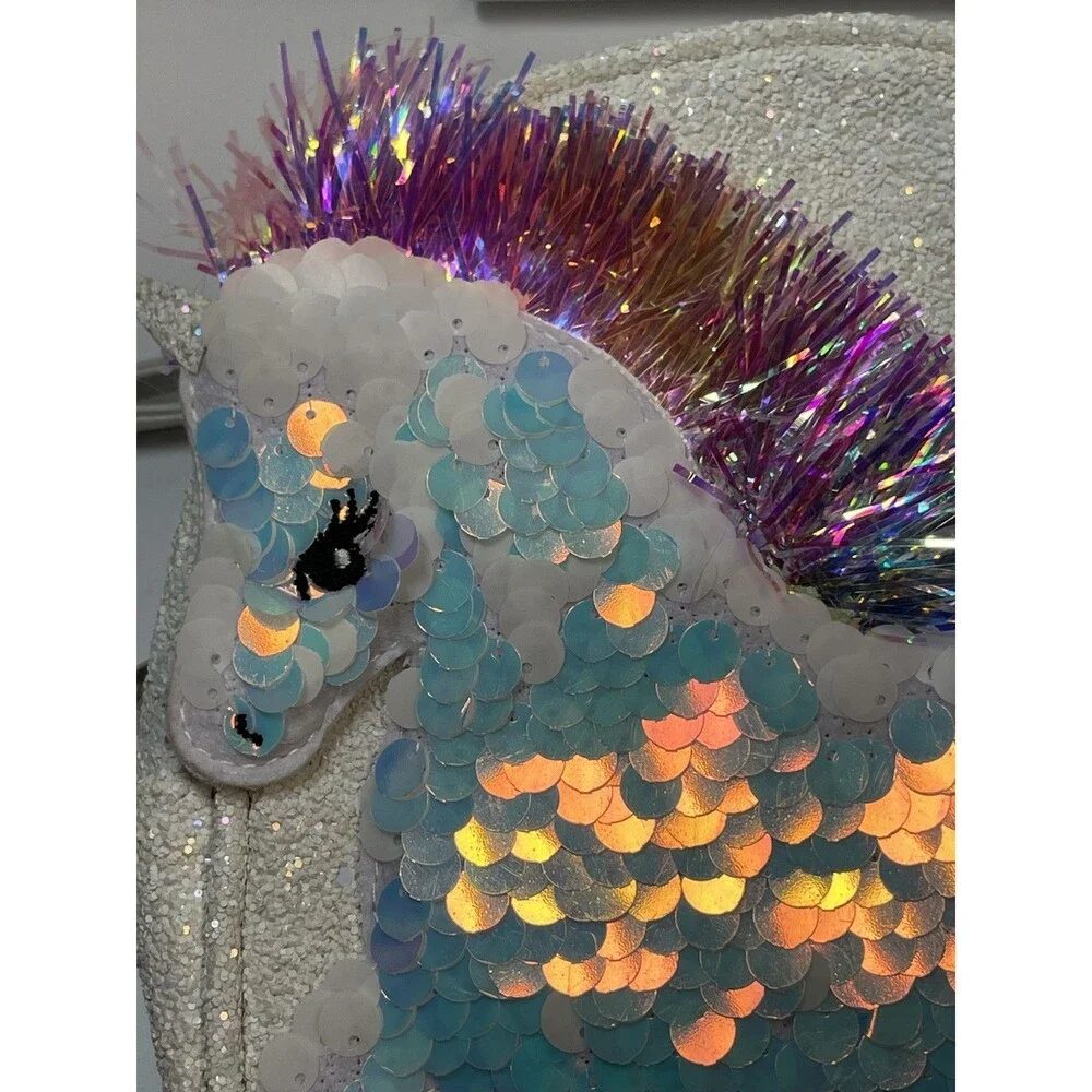 Children’s Place Flip Sequin Unicorn Mini Backpack New